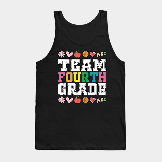 Team 4nd Fourth Grade - 1st Day of School Tank Top by Mr.Speak